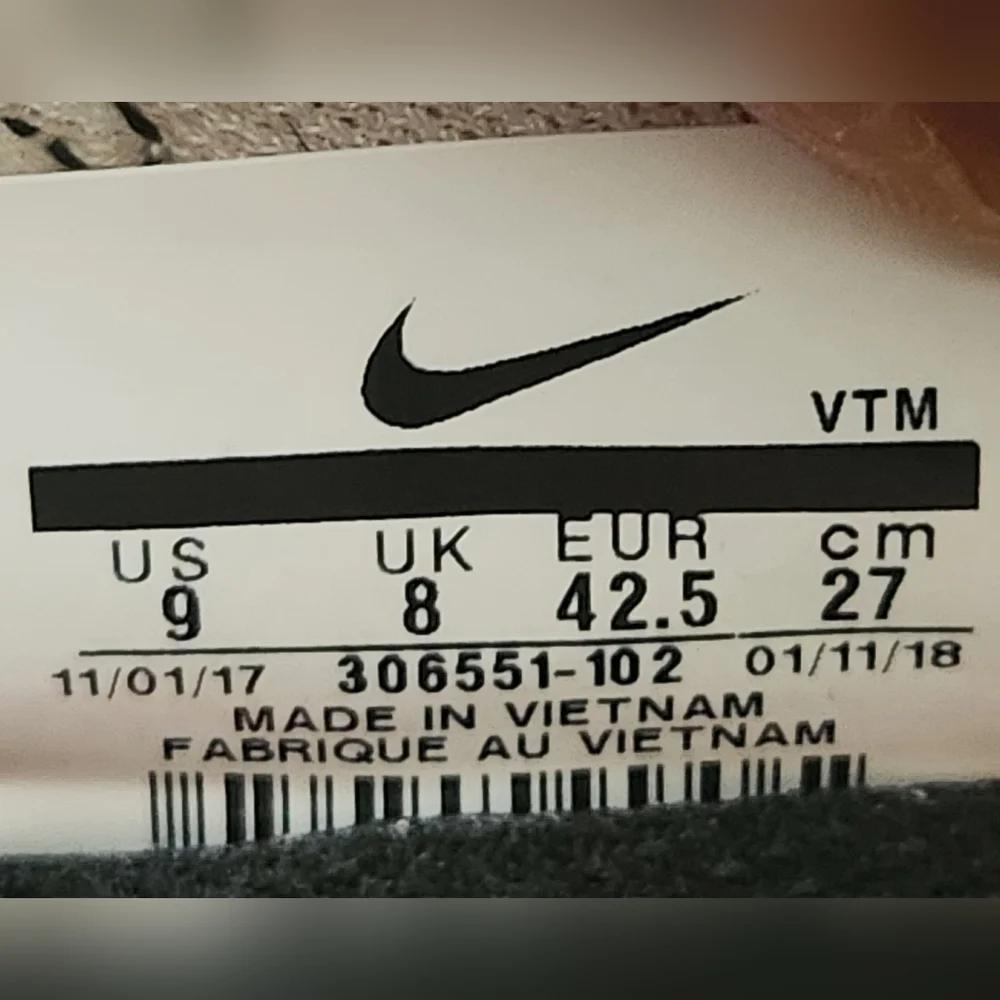 Nike Air‎ Max 93 OG Retro White Habanero Red Blue Mens Size 9 - Picture 9 of 9